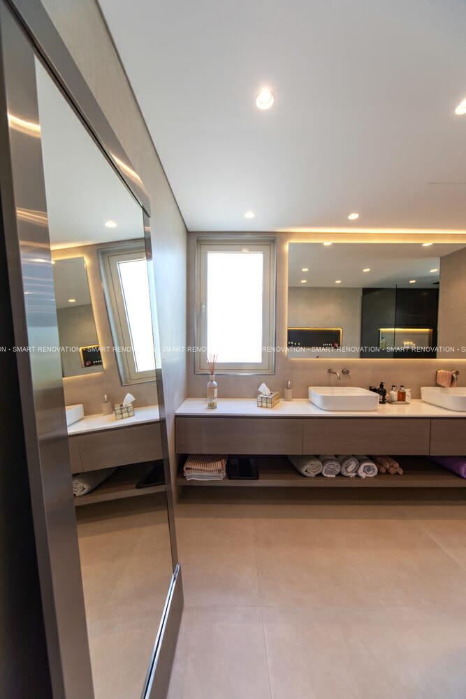 Smart Renovation Design & Fit-Out Company in Dubai presents beautiful Arabian Ranches Villa bathroom renovation.