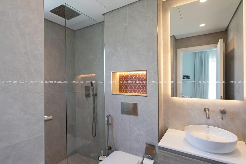Smart Renovation Design & Fit-Out Company in Dubai presents beautiful Arabian Ranches Villa bathroom renovation.