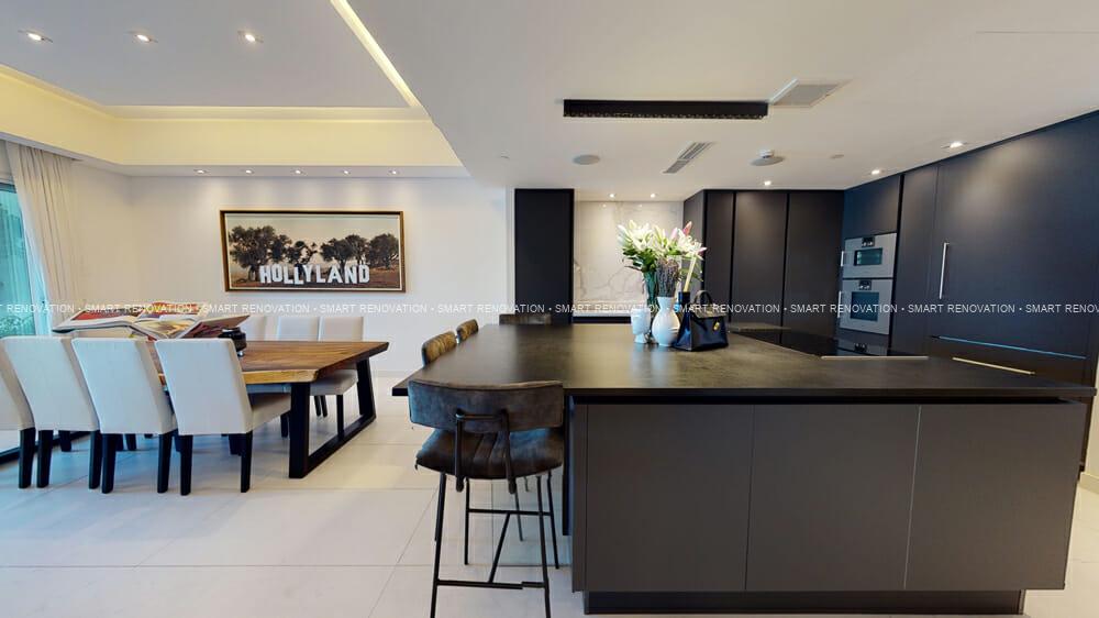 Smart Renovation Design & Fit-Out Company in Dubai presents beautiful Marina Residence Apartment kitchen renovation.