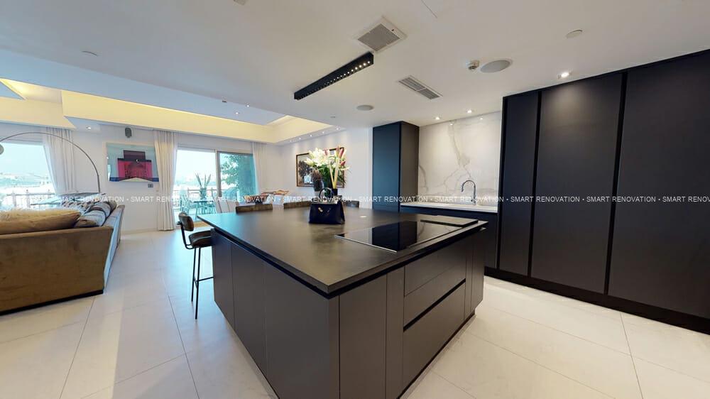 Smart Renovation Design & Fit-Out Company in Dubai presents beautiful Marina Residence Apartment kitchen renovation.