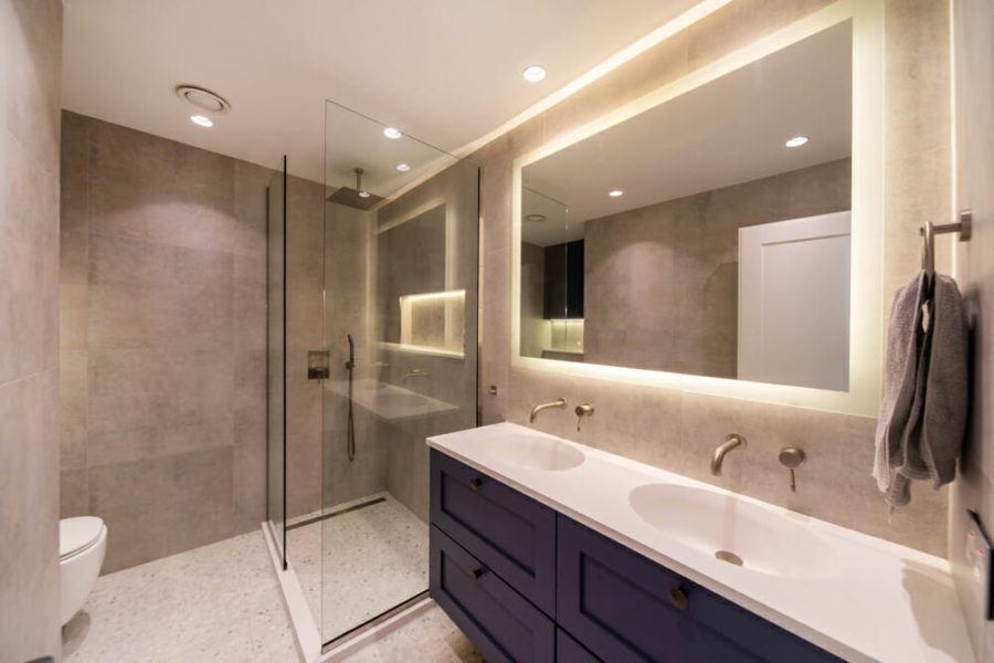 Smart Renovation Design & Fit-Out Company in Dubai presents beautiful JBR Rimal Apartment batroom renovation.