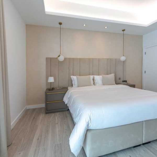 Smart Renovation Design & Fit-Out Company in Dubai presents Jumeirah Park Villa bedroom renovation.