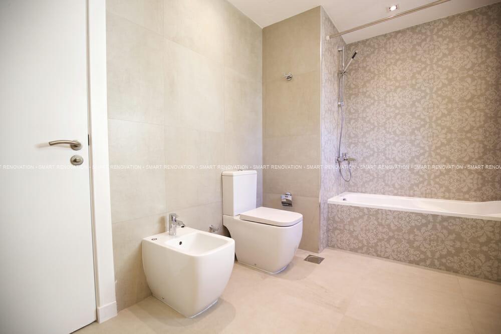 Smart Renovation Design & Fit-Out Company in Dubai presents beautiful Palma townhouse bathroom renovation.