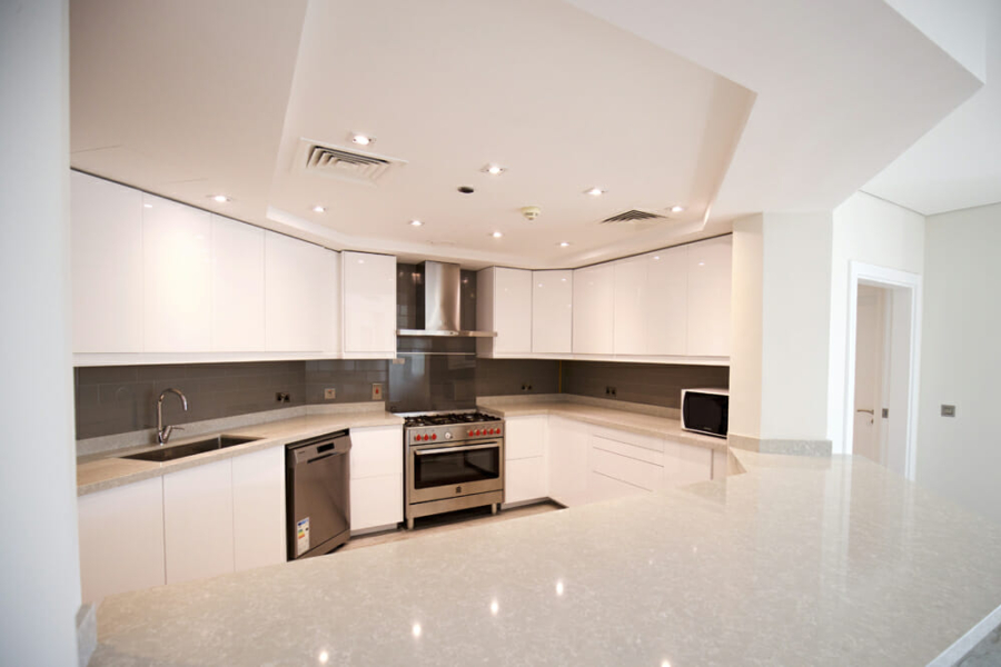 Smart Renovation Design & Fit-Out Company in Dubai presents beautiful Palma townhouse kitchen renovation.