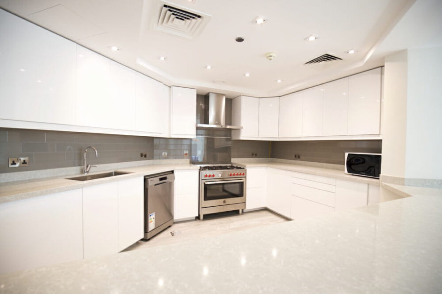 Smart Renovation Design & Fit-Out Company in Dubai presents beautiful Palma townhouse kitchen renovation.