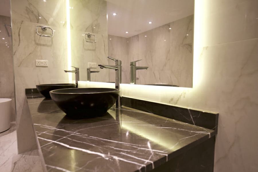 Smart Renovation Design & Fit-Out Company in Dubai presents beautiful Palma townhouse bathroom renovation.
