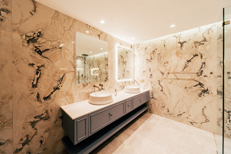 Smart Renovation Design & Fit-Out Company in Dubai presents beautiful Arabian Ranches Dolce Vita villa bathroom renovation.