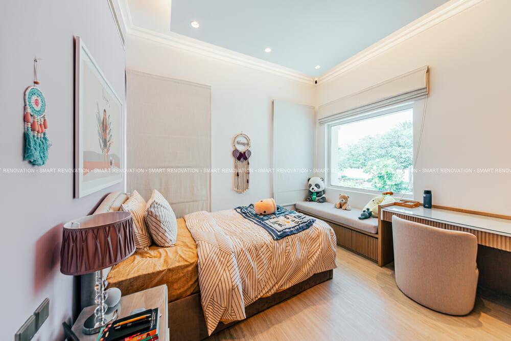 Smart Renovation Design & Fit-Out Company in Dubai presents beautiful Arabian Ranches Dolce Vita villa bedroom renovation.