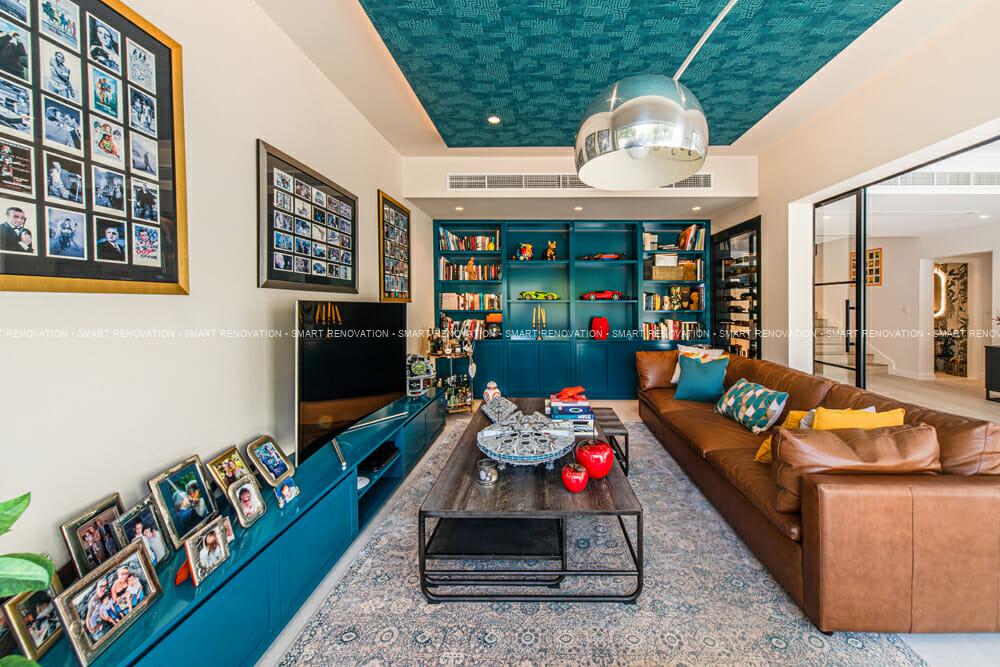 Smart Renovation Design & Fit-Out Company in Dubai presents beautiful Hermes villa living room renovation.