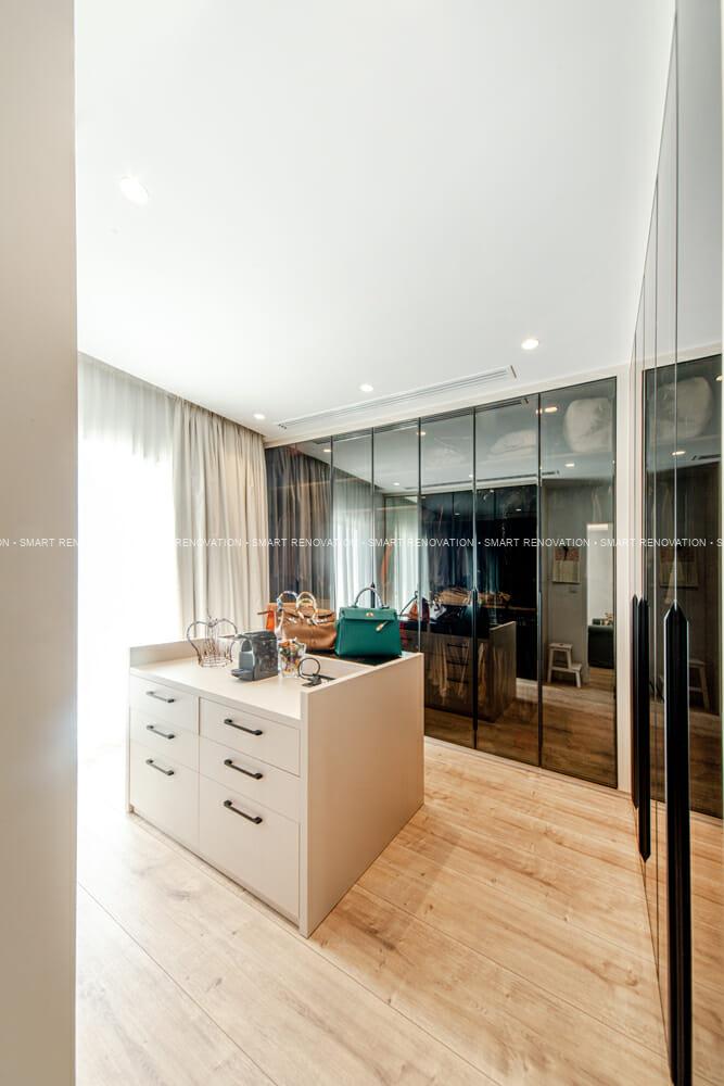 Smart Renovation Design & Fit-Out Company in Dubai presents beautiful Hermes villa wardrobe renovation.