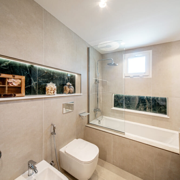 Smart Renovation Design & Fit-Out Company in Dubai presents beautiful Hermes villa bathroom renovation.