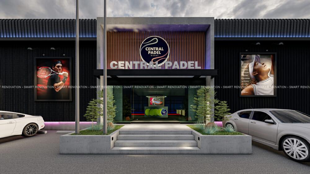 Smart Renovation Design & Fit-Out Company in Dubai presents beautiful Padel Court commercial renovation.