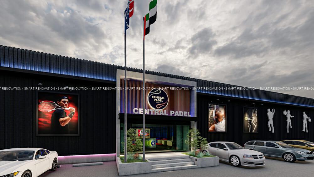 Smart Renovation Design & Fit-Out Company in Dubai presents beautiful Padel Court commercial renovation.
