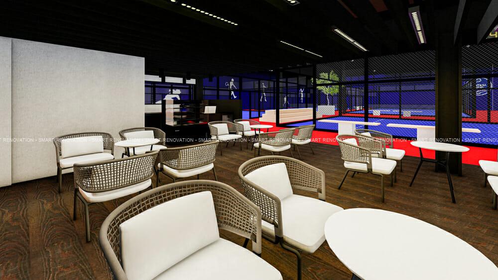 Smart Renovation Design & Fit-Out Company in Dubai presents beautiful Padel Court commercial renovation.