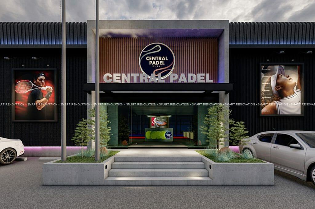 Smart Renovation Design & Fit-Out Company in Dubai presents beautiful Padel Court commercial renovation.