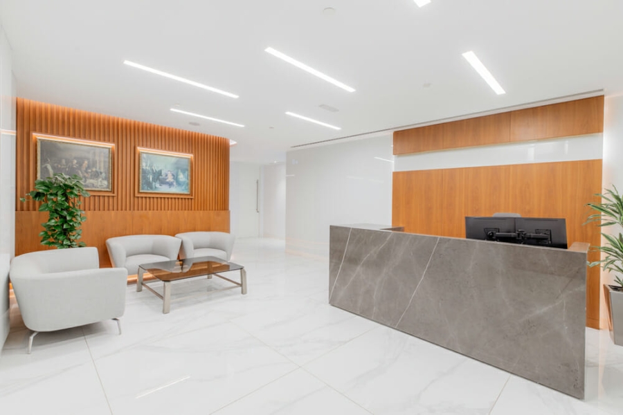Smart Renovation Design & Fit-Out Company in Dubai presents beautiful Rothschild office renovation.