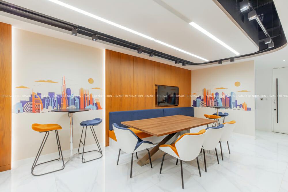 Smart Renovation Design & Fit-Out Company in Dubai presents beautiful Rothschild office renovation.