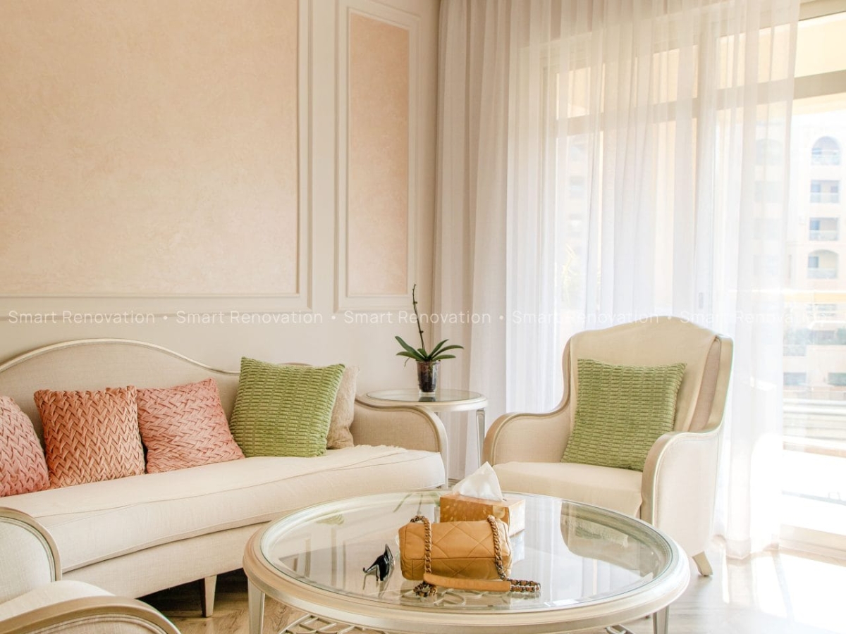 Smart Renovation Design & Fit-Out Company in Dubai presents beautiful Shoreline Apartment with interior design and decor.