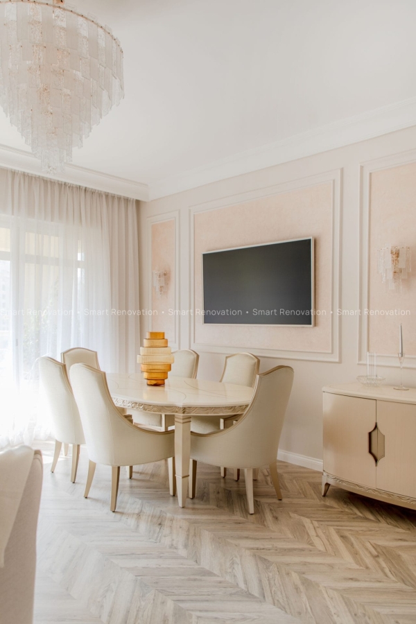 Smart Renovation Design & Fit-Out Company in Dubai presents beautiful Shoreline Apartment with interior design and decor.