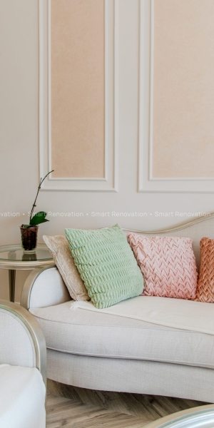 Smart Renovation Design & Fit-Out Company in Dubai presents beautiful Shoreline Apartment with interior design and decor.