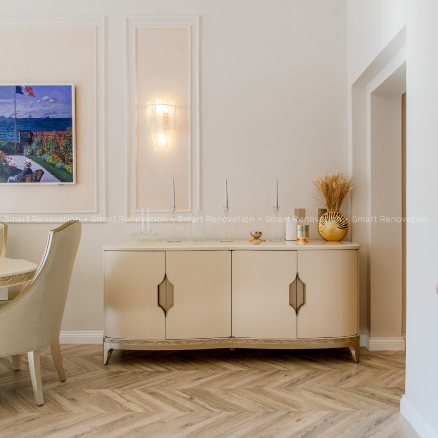 Smart Renovation Design & Fit-Out Company in Dubai presents beautiful Shoreline Apartment with interior design and decor.