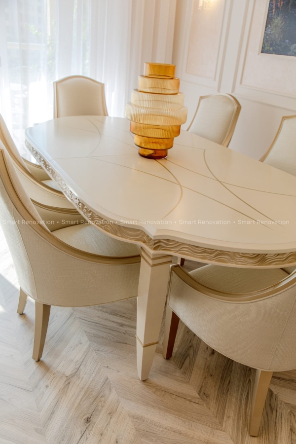 Smart Renovation Design & Fit-Out Company in Dubai presents beautiful Shoreline Apartment with interior design and decor.