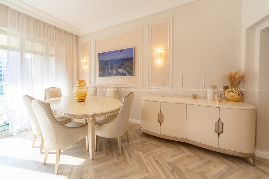 Smart Renovation Design & Fit-Out Company in Dubai presents beautiful Shoreline Apartment with interior design and decor.