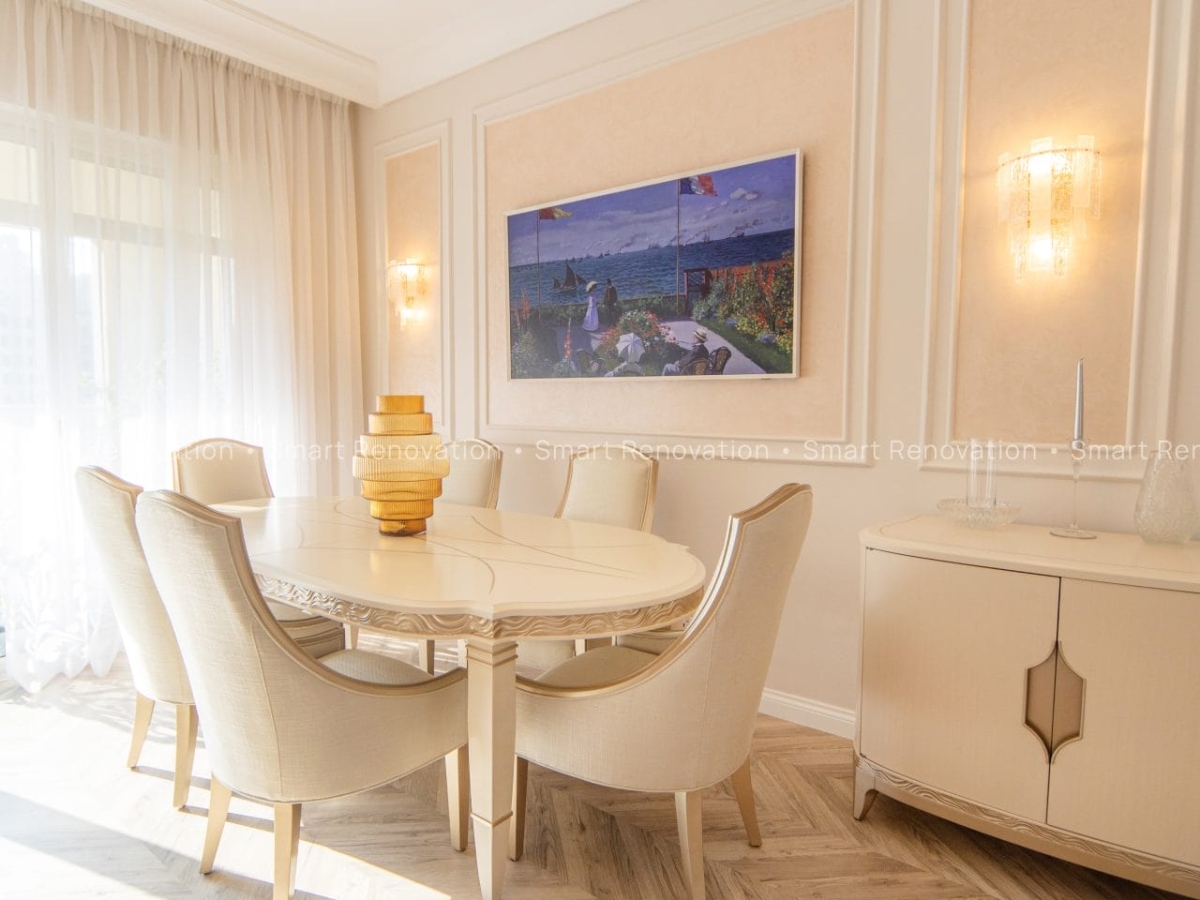 Smart Renovation Design & Fit-Out Company in Dubai presents beautiful Shoreline Apartment with interior design and decor.