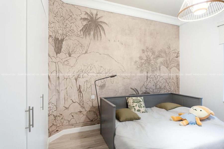 Smart Renovation Design & Fit-Out Company in Dubai presents beautiful Shoreline Apartment children's bedroom.