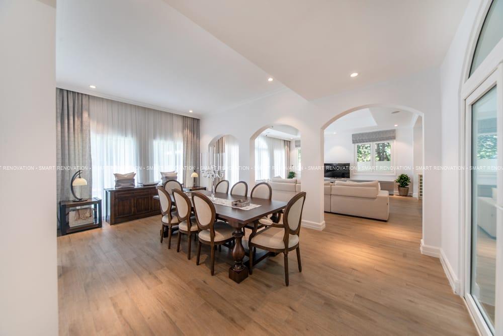 Smart Renovation Design & Fit-Out Company in Dubai presents beautiful Hollywood Villa living room renovation.