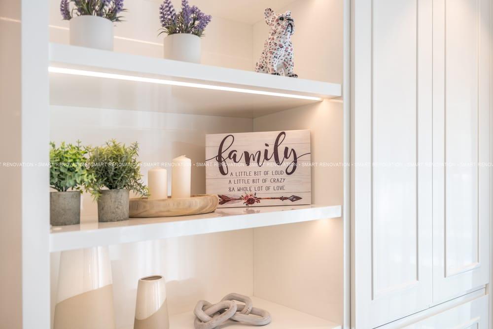 Smart Renovation Design & Fit-Out Company in Dubai presents beautiful Hollywood Villa living room renovation.