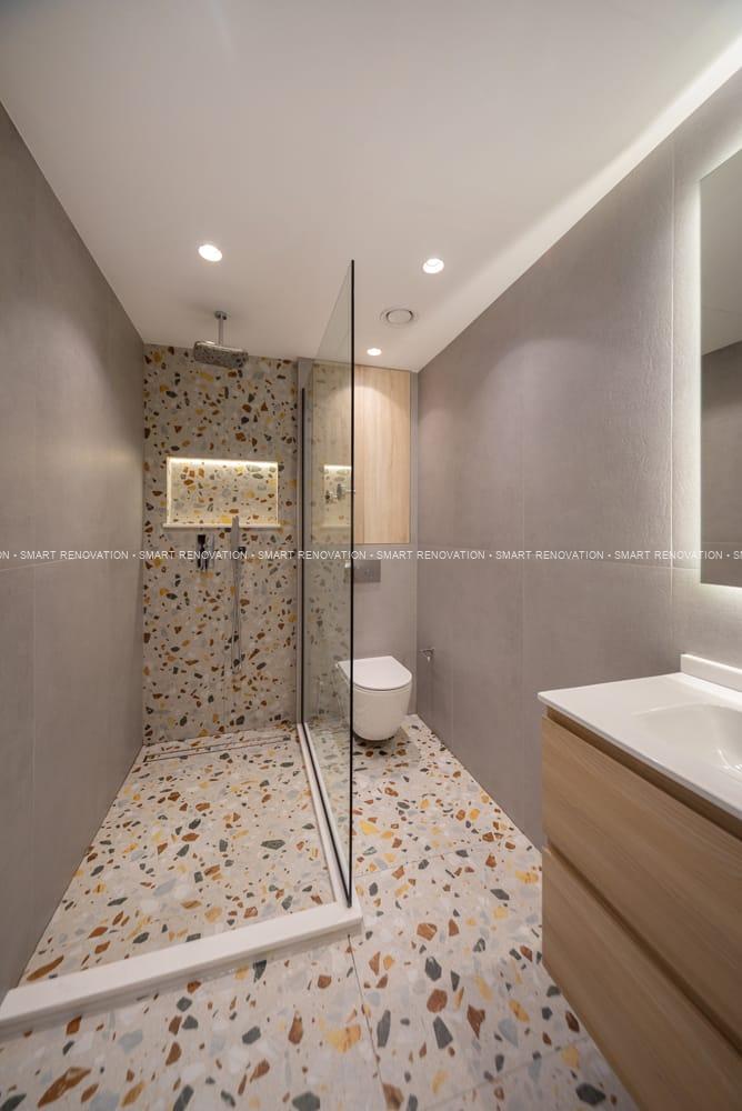 Smart Renovation Design & Fit-Out Company in Dubai presents beautiful Palma Residence villa bathroom renovation.