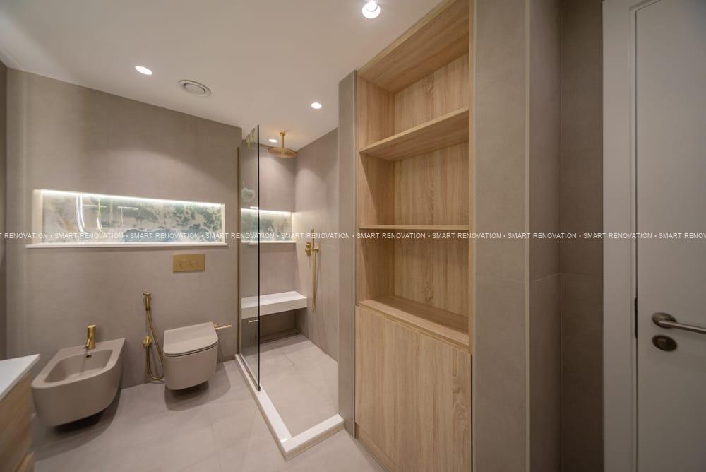 Smart Renovation Design & Fit-Out Company in Dubai presents beautiful Palma Residence villa bathroom renovation.