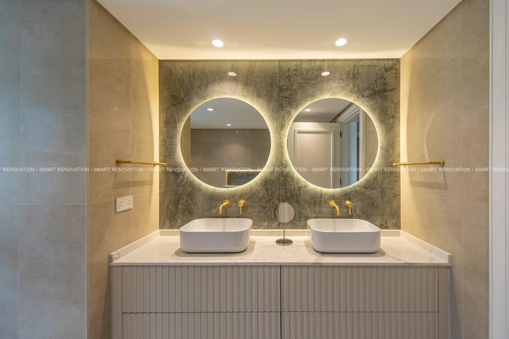 Smart Renovation Design & Fit-Out Company in Dubai presents The Silk Road villa bathroom renovation.