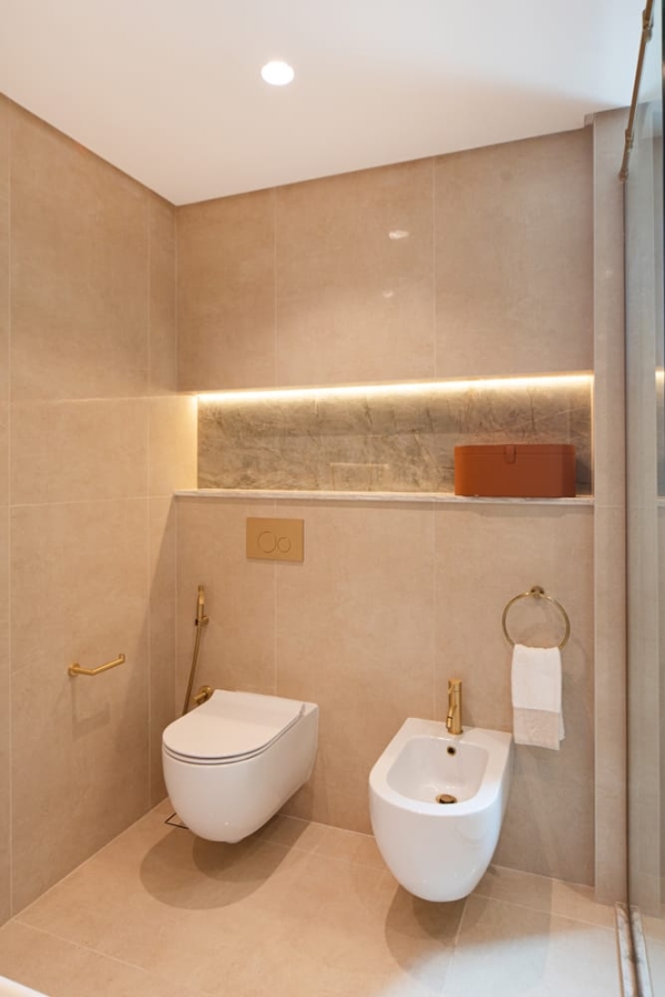 Smart Renovation Design & Fit-Out Company in Dubai presents The Silk Road villa bathroom renovation.