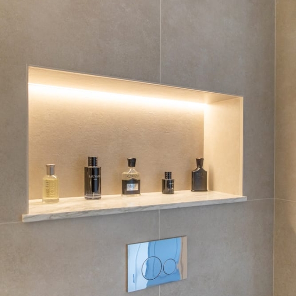 Smart Renovation Design & Fit-Out Company in Dubai presents The Silk Road villa bathroom renovation.