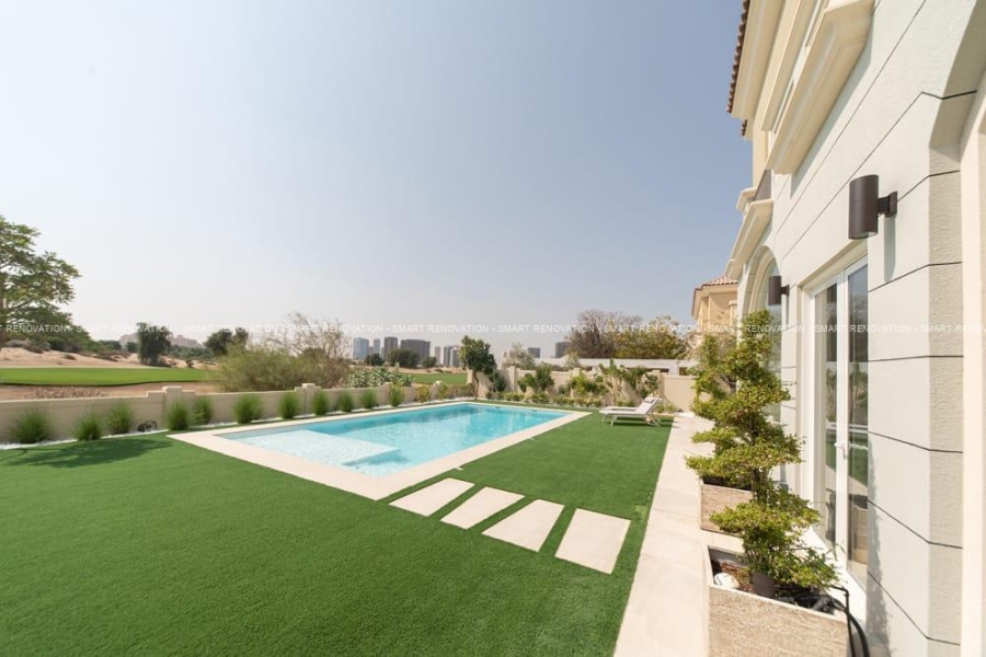 Smart Renovation Design & Fit-Out Company in Dubai presents The Silk Road villa landscape renovation.