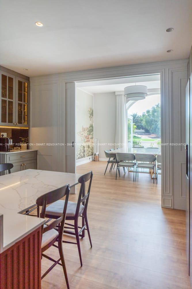 Smart Renovation Design & Fit-Out Company in Dubai presents The Silk Road beautiful kitchen renovation.