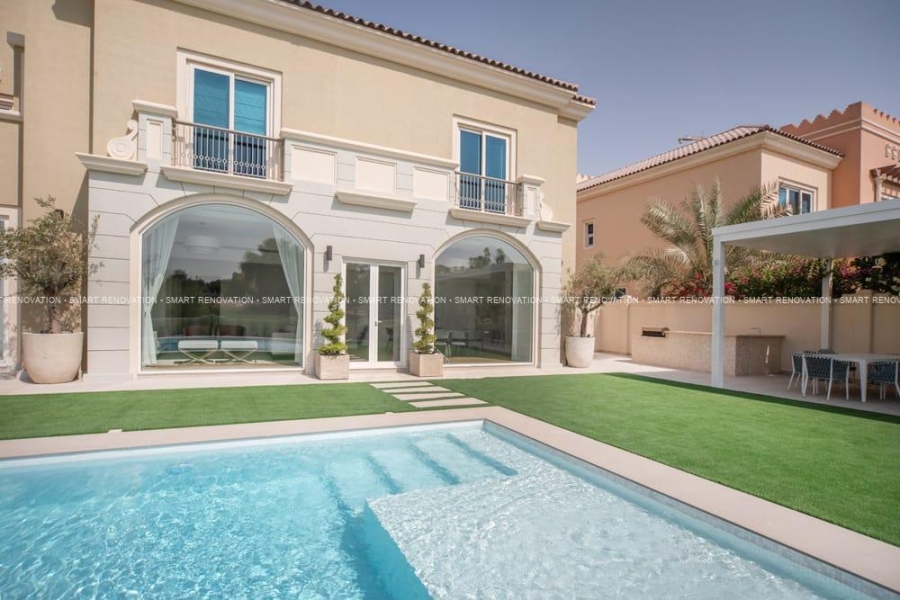 Smart Renovation Design & Fit-Out Company in Dubai presents The Silk Road villa landscape renovation.