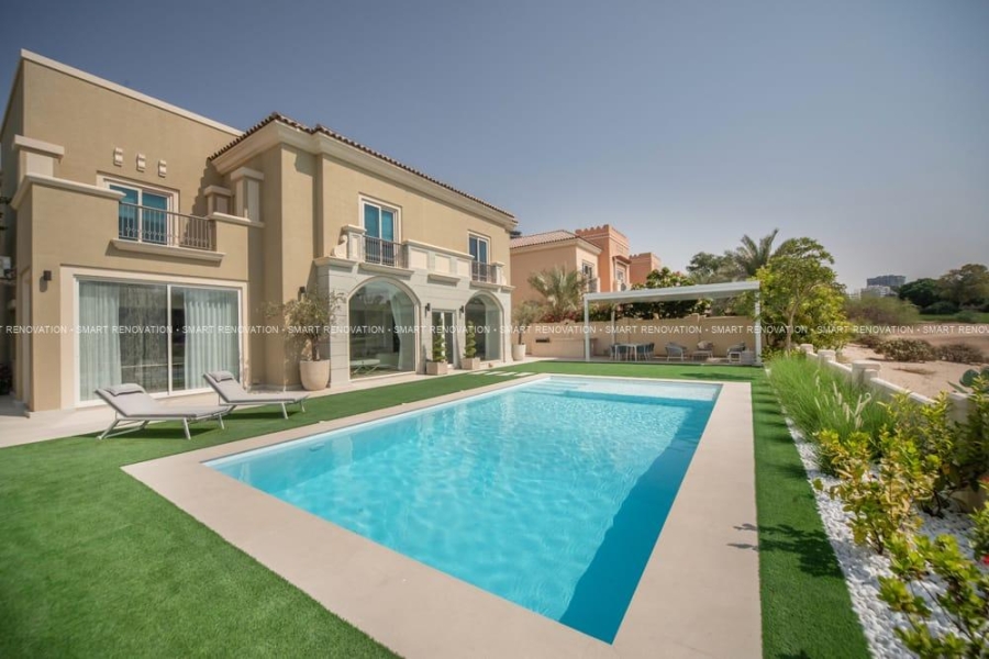 Smart Renovation Design & Fit-Out Company in Dubai presents The Silk Road villa landscape renovation.