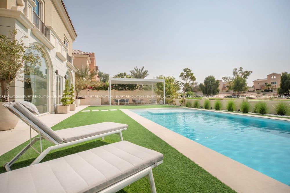 Smart Renovation Design & Fit-Out Company in Dubai presents The Silk Road villa landscape renovation.