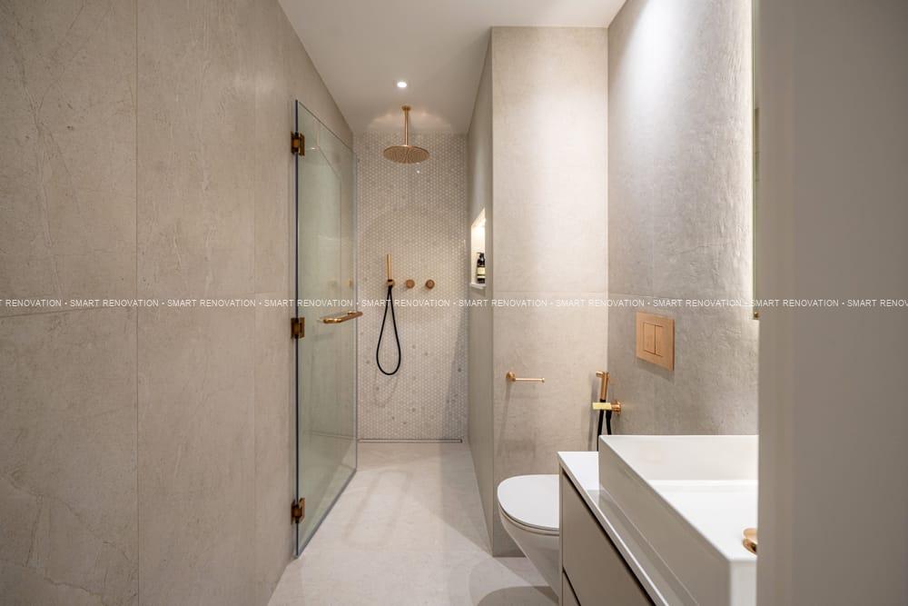 Smart Renovation Design & Fit-Out Company in Dubai presents beautiful Aqua Vista Townhouse bathroom renovation.