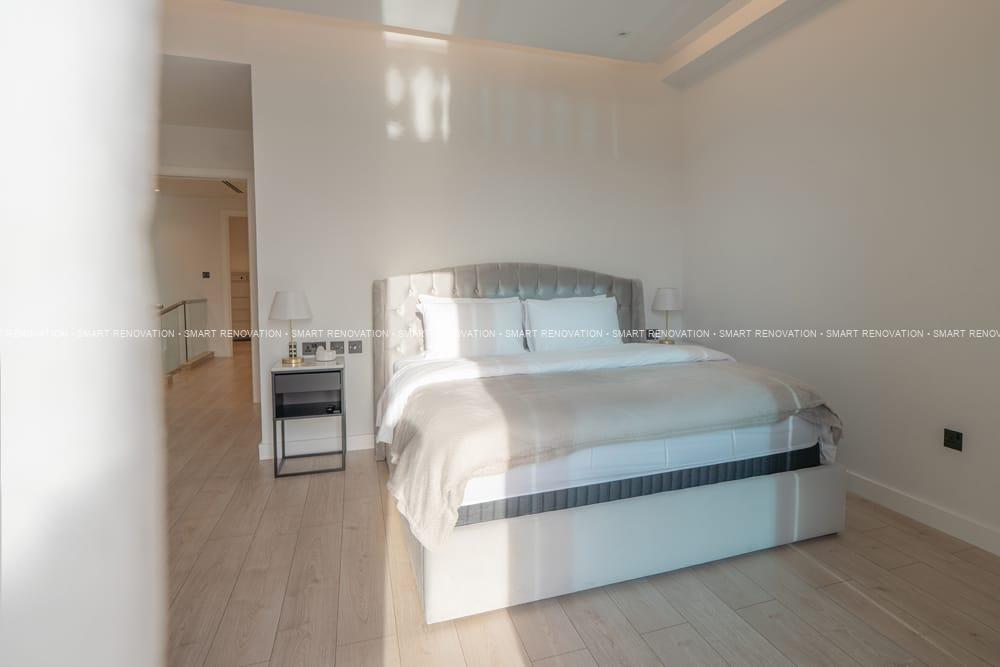 Smart Renovation Design & Fit-Out Company in Dubai presents beautiful Aqua Vista Townhouse bedroom renovation.