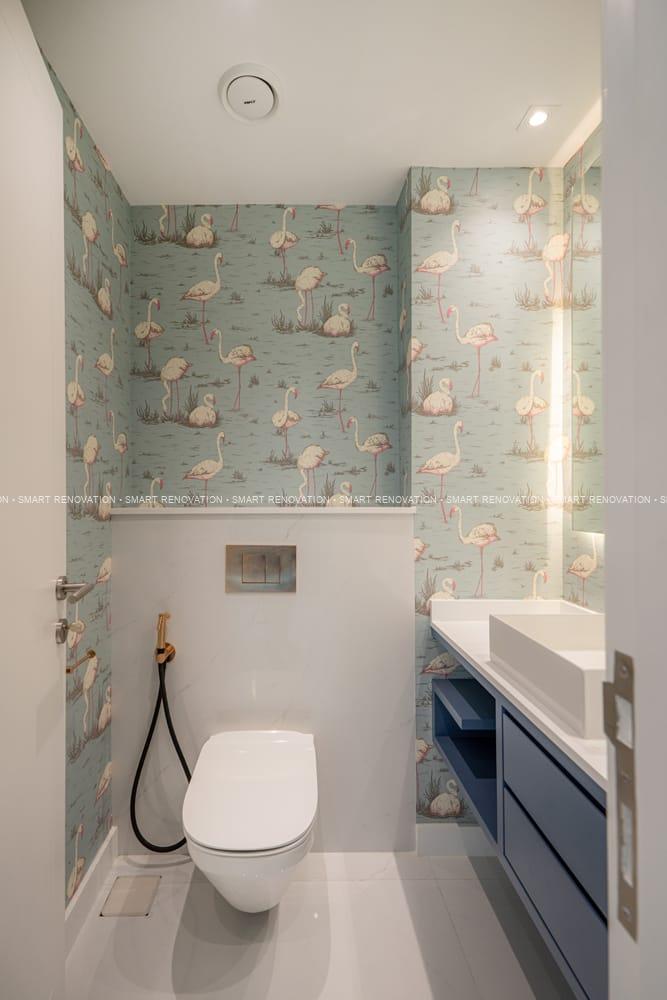 Smart Renovation Design & Fit-Out Company in Dubai presents beautiful Aqua Vista Townhouse bathroom renovation.