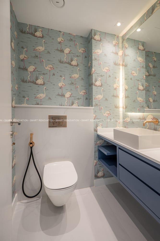 Smart Renovation Design & Fit-Out Company in Dubai presents beautiful Aqua Vista Townhouse bathroom renovation.