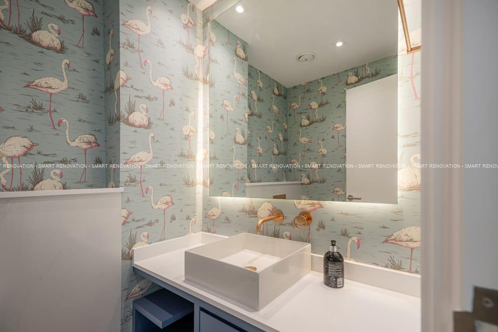 Smart Renovation Design & Fit-Out Company in Dubai presents beautiful Aqua Vista Townhouse bathroom renovation.
