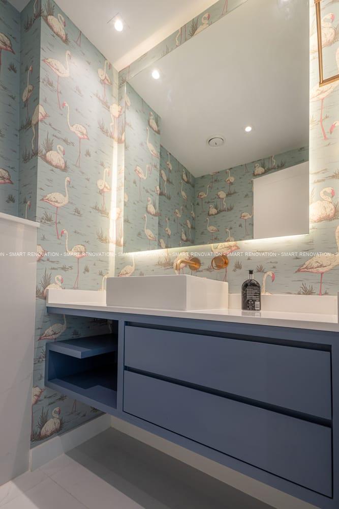 Smart Renovation Design & Fit-Out Company in Dubai presents beautiful Aqua Vista Townhouse bathroom renovation.