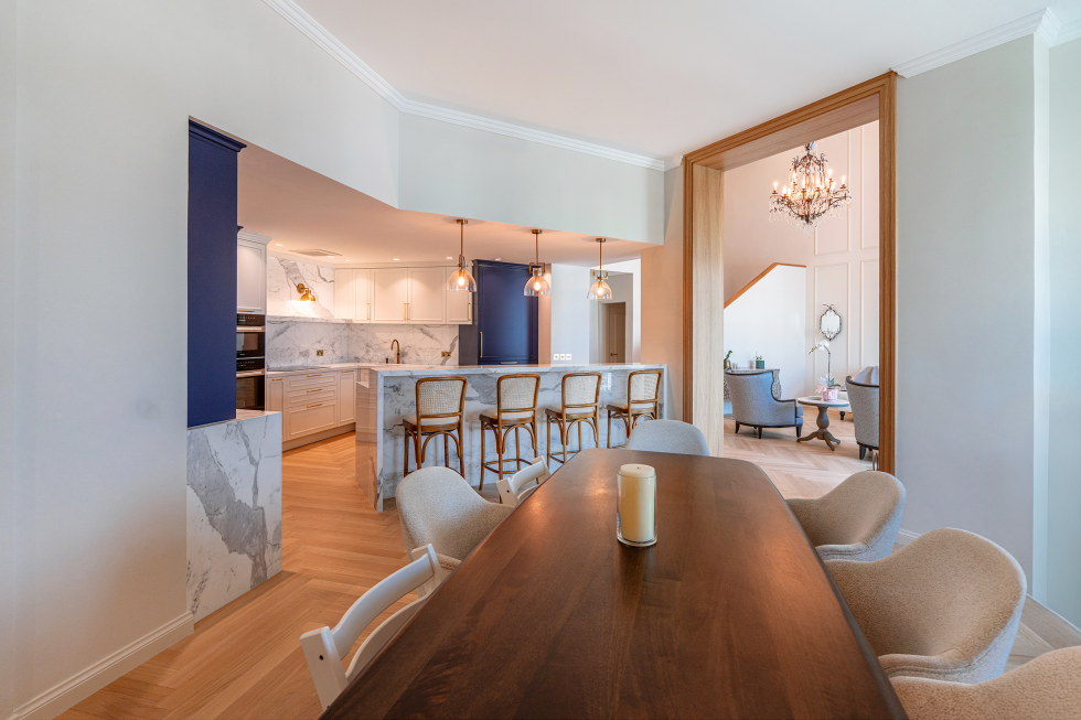 Image showcasing Penthouse Barbados: Luxury Renovation in Palm Jumeirah
